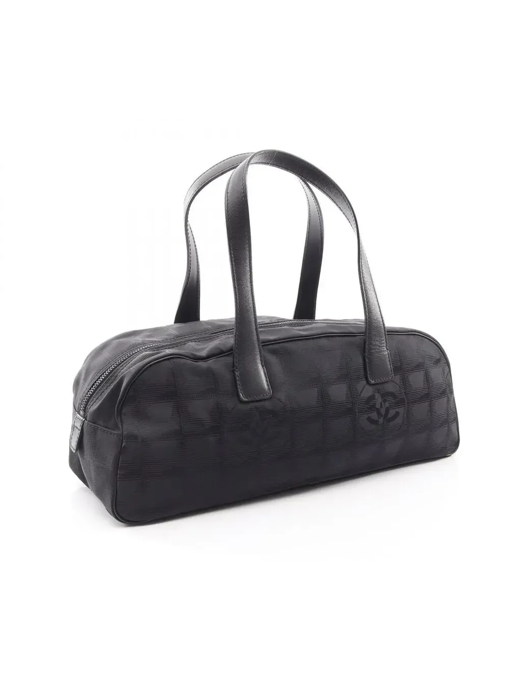 Chanel New Travel Line Handbag Leather #292387C72B